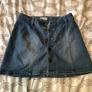 Denim Mini Skirt